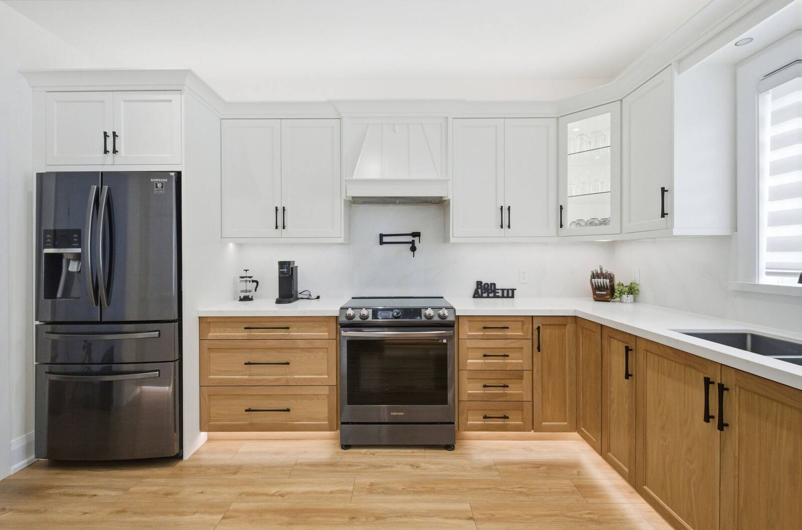 Modern kitchen with large island